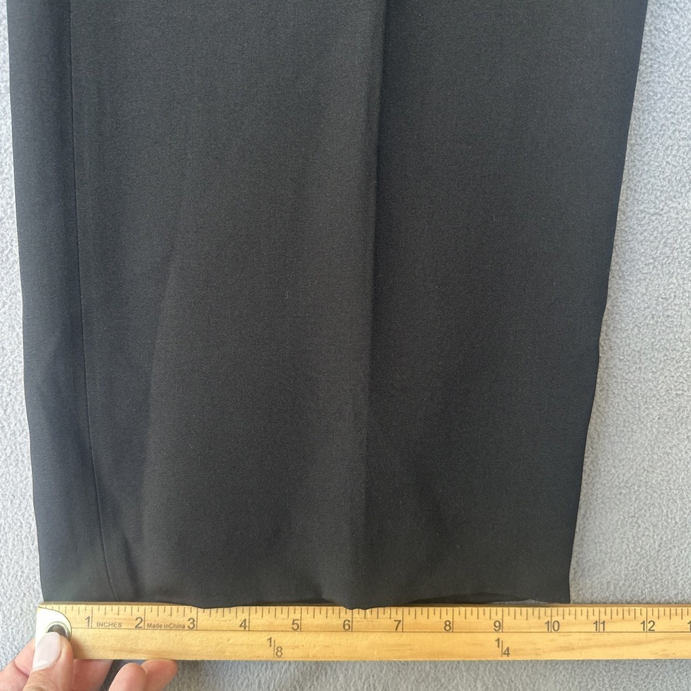NWT Agnona 100% Silk Trouser Pants Womens Size EU 42 US 6 Black Quiet Luxury - Picture 9 of 10